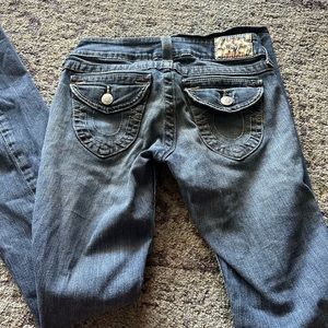 Women’s true religion boot cut jeans size 27